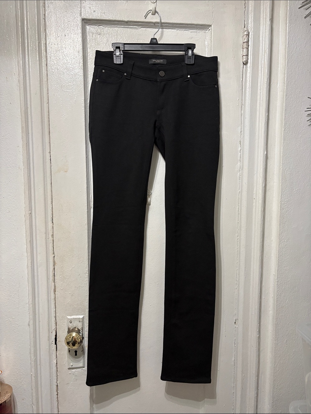 Ann Taylor Black Straight-Leg Women's pants